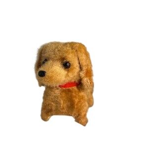 Vintage DOGGY PAL 8” Dachshund Battery Operated Toy Dog Walking Barking Tested